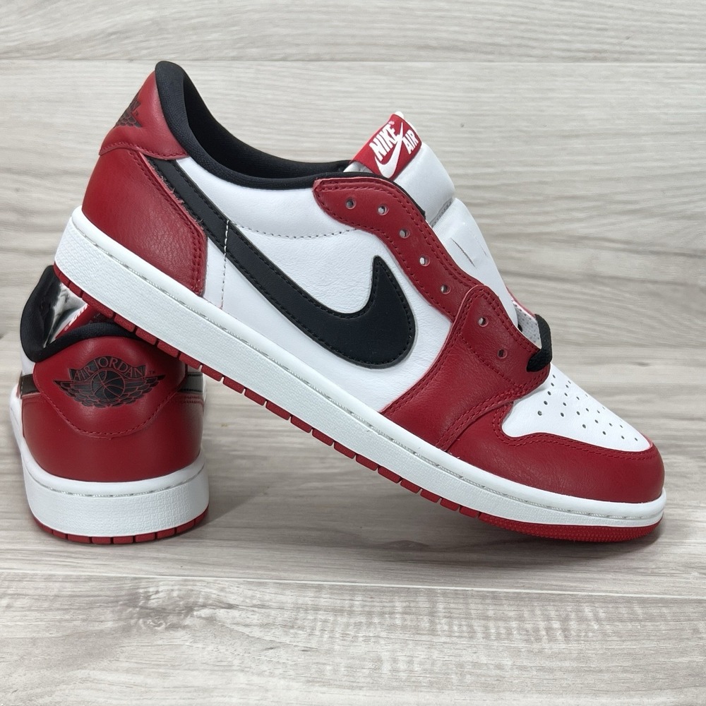 Mens 9 - Nike Air Jordan 1 Low OG Chicago 2025 New Red White Black HQ6998-600